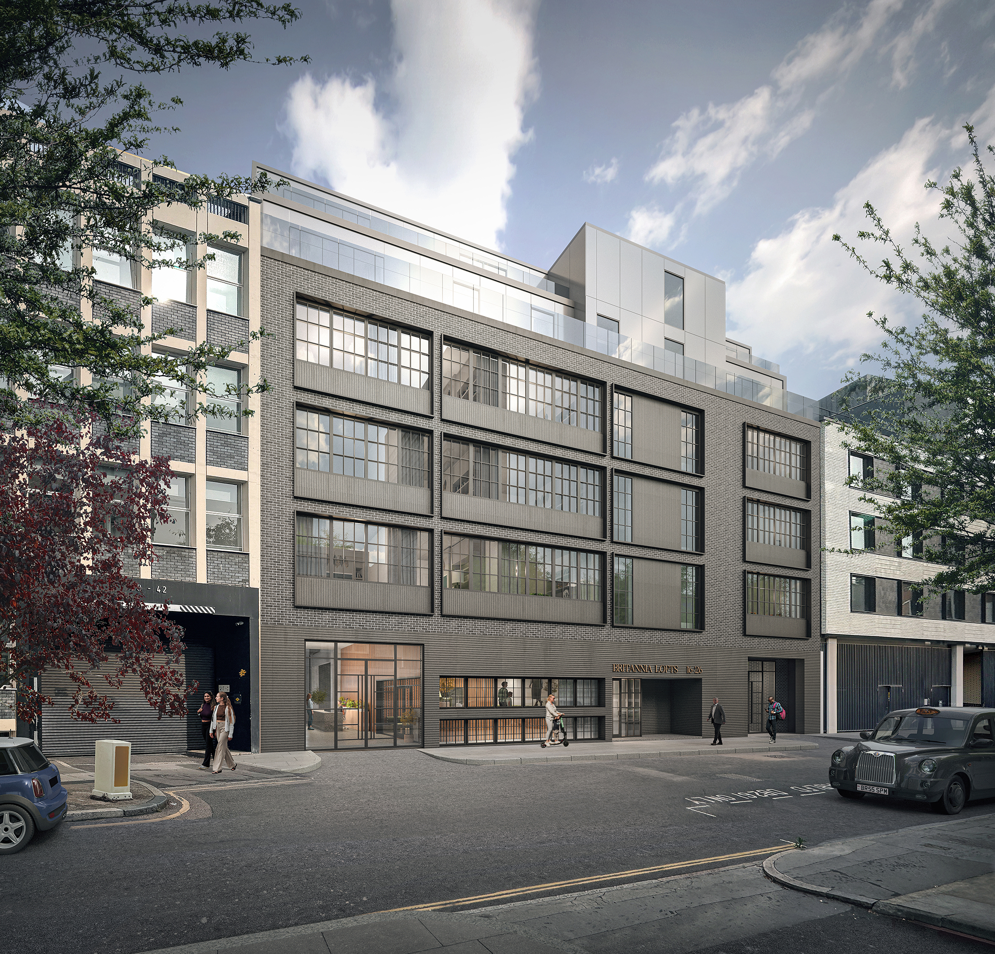 britannia lofts facade