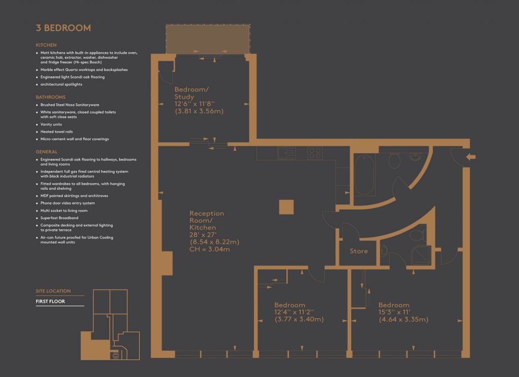 Britannia Lofts, Loft Plan 1